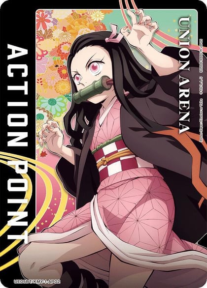Action Point Card (AP02) (Nezuko Kamado), UE05BT: Demon Slayer: Kimetsu no Yaiba UE05BT/KMY-1-AP02