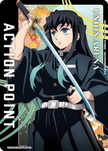 Action Point Card (AP03) (Muichiro Tokito), UE05BT: Demon Slayer: Kimetsu no Yaiba UE05BT/KMY-1-AP03