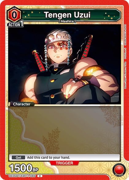 Tengen Uzui (085) (Box Topper Foil), UE05BT: Demon Slayer: Kimetsu no Yaiba UE05BT/KMY-1-085