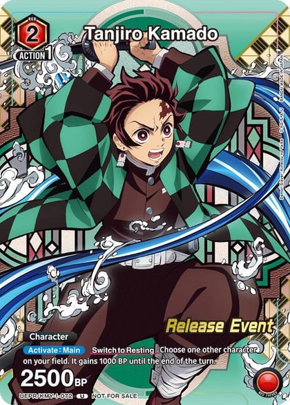 Tanjiro Kamado (Release Event Participation), UE05BT: Demon Slayer: Kimetsu no Yaiba Release Event Cards UEPR/KMY-1-072