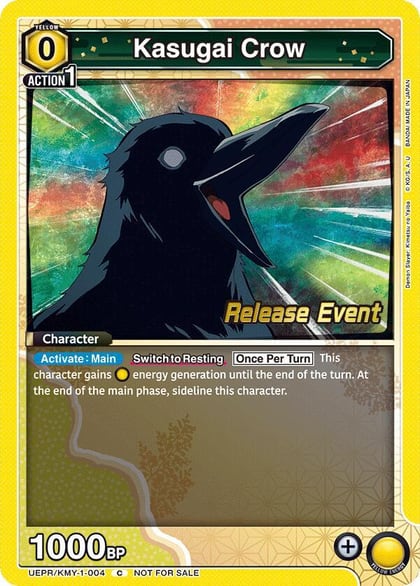 Kasugai Crow, UE05BT: Demon Slayer: Kimetsu no Yaiba Release Event Cards UEPR/KMY-1-004