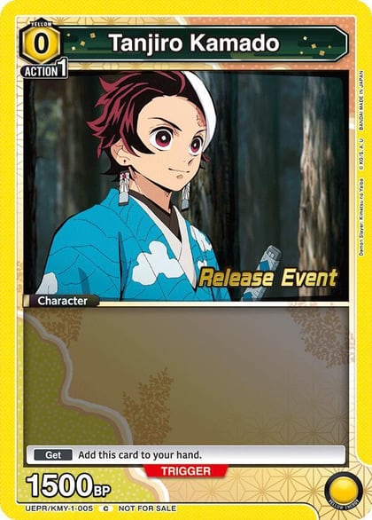 Tanjiro Kamado (005), UE05BT: Demon Slayer: Kimetsu no Yaiba Release Event Cards UEPR/KMY-1-005
