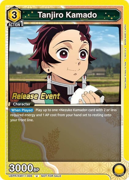 Tanjiro Kamado (006), UE05BT: Demon Slayer: Kimetsu no Yaiba Release Event Cards UEPR/KMY-1-006