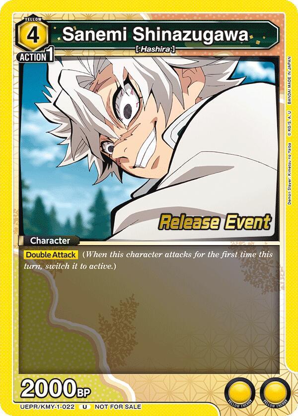 Sanemi Shinazugawa (022), UE05BT: Demon Slayer: Kimetsu no Yaiba Release Event Cards UEPR/KMY-1-022