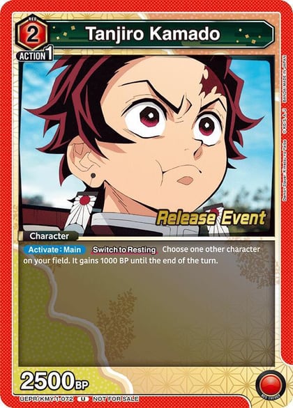 Tanjiro Kamado (072), UE05BT: Demon Slayer: Kimetsu no Yaiba Release Event Cards UEPR/KMY-1-072