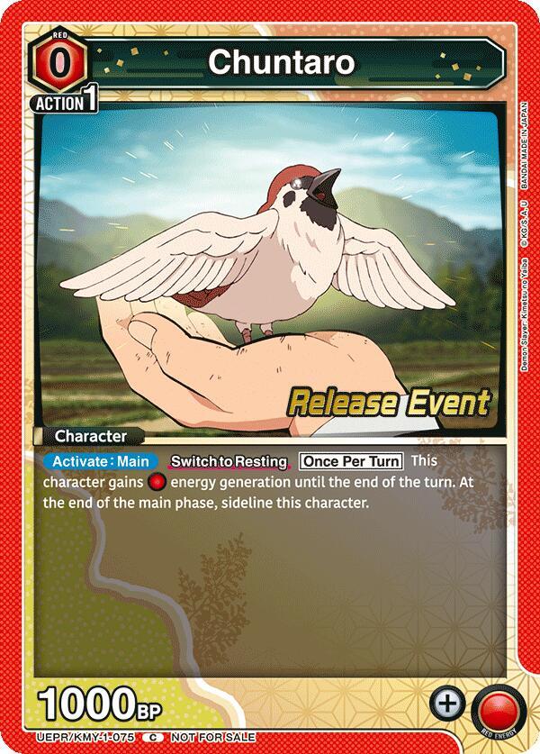 Chuntaro, UE05BT: Demon Slayer: Kimetsu no Yaiba Release Event Cards UEPR/KMY-1-075
