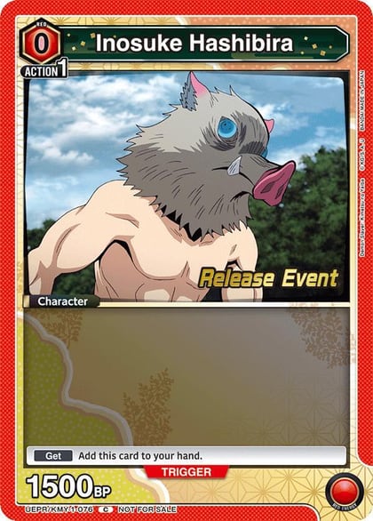 Inosuke Hashibira (076), UE05BT: Demon Slayer: Kimetsu no Yaiba Release Event Cards UEPR/KMY-1-076