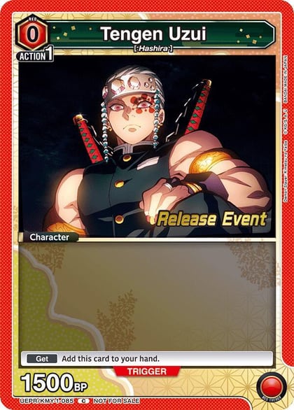 Tengen Uzui (085), UE05BT: Demon Slayer: Kimetsu no Yaiba Release Event Cards UEPR/KMY-1-085