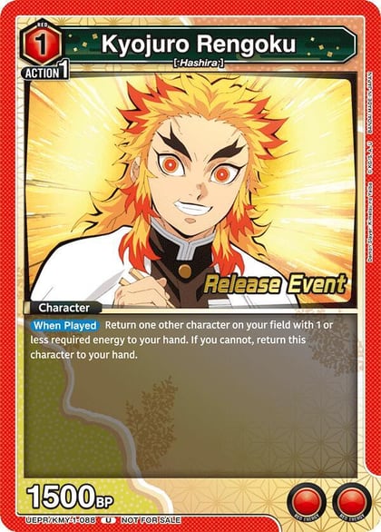 Kyojuro Rengoku (088), UE05BT: Demon Slayer: Kimetsu no Yaiba Release Event Cards UEPR/KMY-1-088