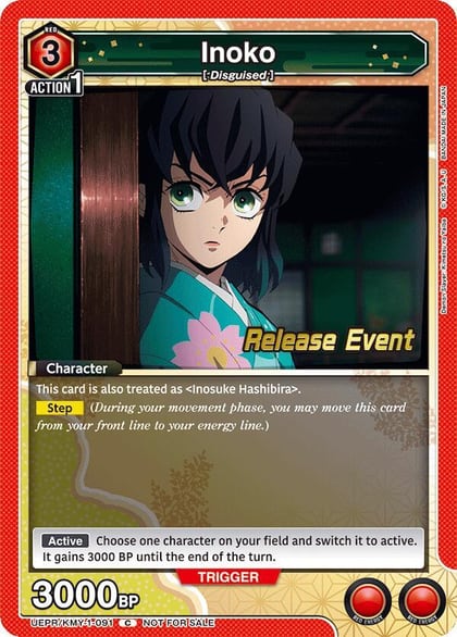 Inoko, UE05BT: Demon Slayer: Kimetsu no Yaiba Release Event Cards UEPR/KMY-1-091