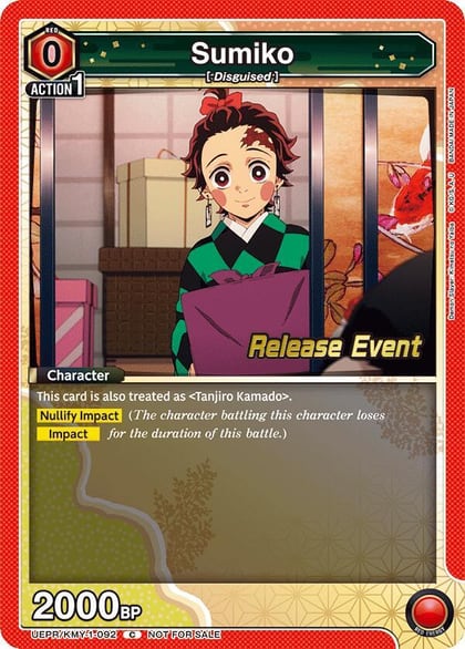 Sumiko, UE05BT: Demon Slayer: Kimetsu no Yaiba Release Event Cards UEPR/KMY-1-092