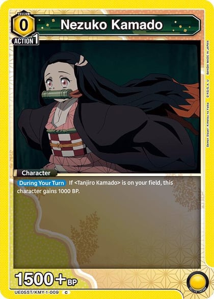 Nezuko Kamado (009), UE05ST: Demon Slayer: Kimetsu no Yaiba Starter Deck UE05ST/KMY-1-009