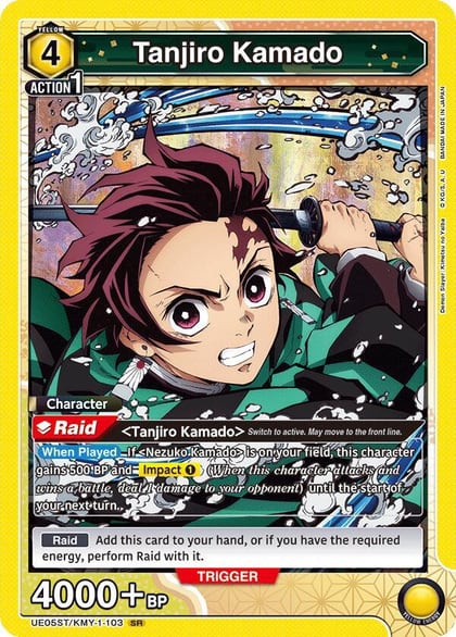 Tanjiro Kamado (103), UE05ST: Demon Slayer: Kimetsu no Yaiba Starter Deck UE05ST/KMY-1-103