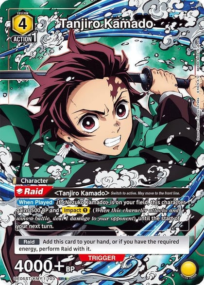 Tanjiro Kamado (103) (SR*), UE05ST: Demon Slayer: Kimetsu no Yaiba Starter Deck UE05ST/KMY-1-103