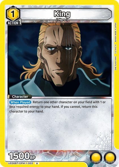 King (003), UE06BT: One Punch Man UE06BT/OPM-1-003