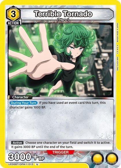 Terrible Tornado (013), UE06BT: One Punch Man UE06BT/OPM-1-013