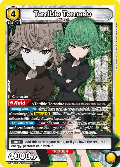 Terrible Tornado (015), UE06BT: One Punch Man UE06BT/OPM-1-015