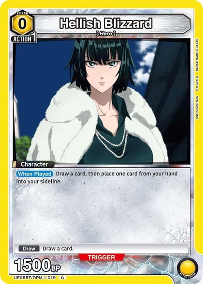 Hellish Blizzard (019), UE06BT: One Punch Man UE06BT/OPM-1-019