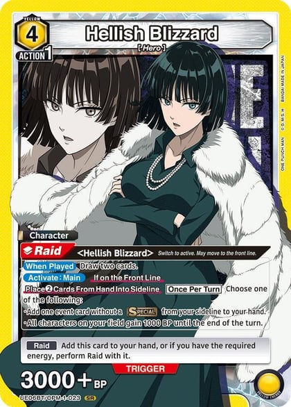 Hellish Blizzard (023), UE06BT: One Punch Man UE06BT/OPM-1-023