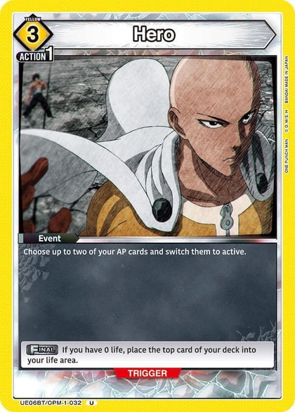 Hero, UE06BT: One Punch Man UE06BT/OPM-1-032
