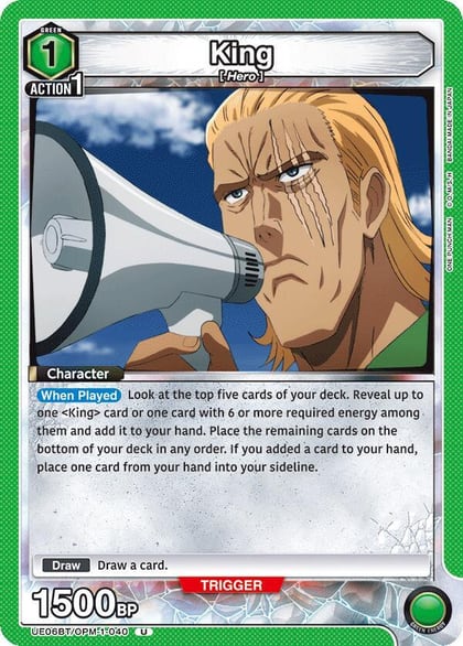 King (040), UE06BT: One Punch Man UE06BT/OPM-1-040