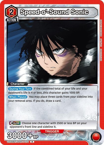 Speed-o'-Sound Sonic (070), UE06BT: One Punch Man UE06BT/OPM-1-070