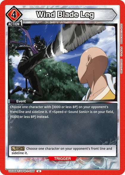 Wind Blade Leg, UE06BT: One Punch Man UE06BT/OPM-1-099