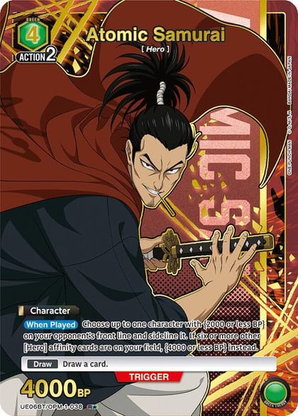 Atomic Samurai (R*), UE06BT: One Punch Man UE06BT/OPM-1-038