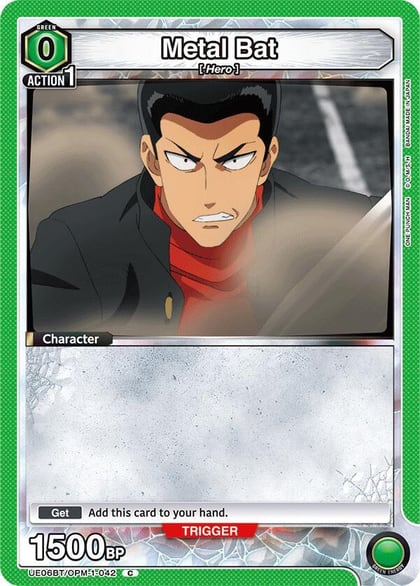 Metal Bat (042) (Box Topper Foil), UE06BT: One Punch Man UE06BT/OPM-1-042