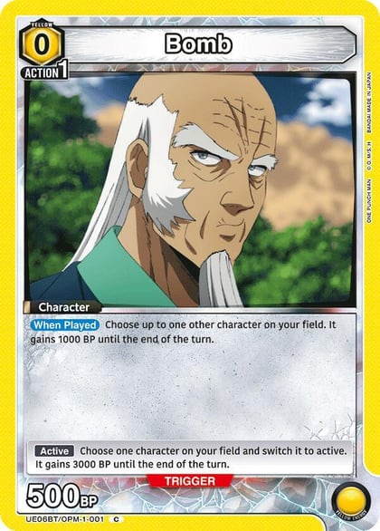 Bomb (001), UE06BT: One Punch Man UE06BT/OPM-1-001