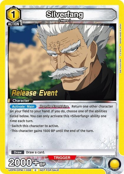 Silverfang (008), UE06BT: One Punch Man Release Event Cards UEPR/OPM-1-008