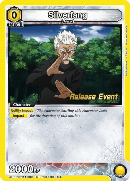 Silverfang (009), UE06BT: One Punch Man Release Event Cards UEPR/OPM-1-009