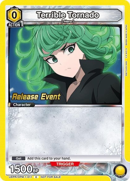 Terrible Tornado (011), UE06BT: One Punch Man Release Event Cards UEPR/OPM-1-011