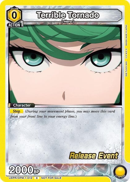 Terrible Tornado (012), UE06BT: One Punch Man Release Event Cards UEPR/OPM-1-012