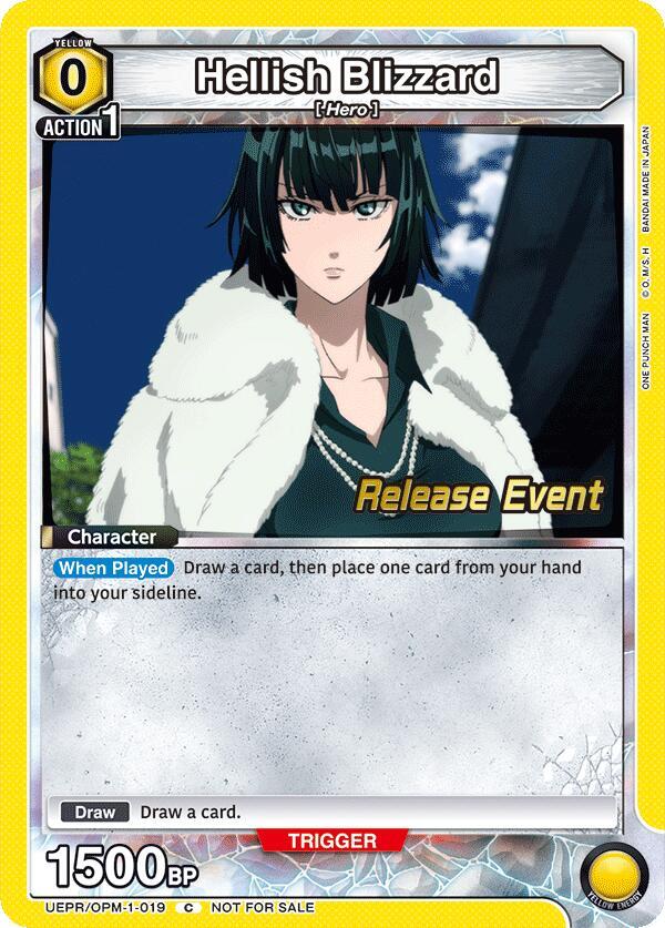 Hellish Blizzard (019), UE06BT: One Punch Man Release Event Cards UEPR/OPM-1-019