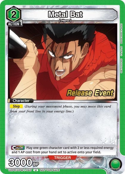 Metal Bat (043), UE06BT: One Punch Man Release Event Cards UEPR/OPM-1-043