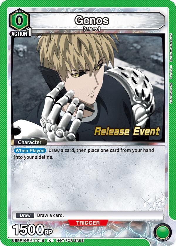 Genos (046), UE06BT: One Punch Man Release Event Cards UEPR/OPM-1-046