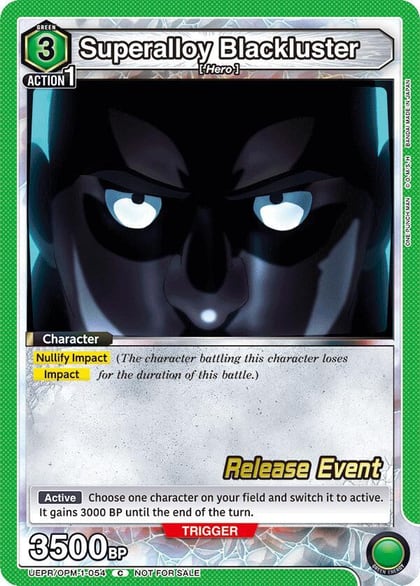 Superalloy Blackluster, UE06BT: One Punch Man Release Event Cards UEPR/OPM-1-054