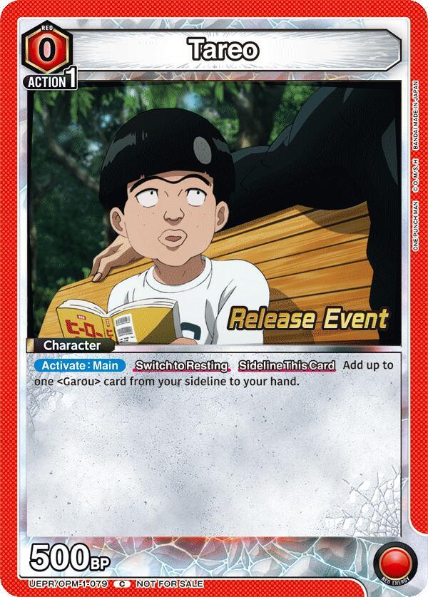 Tareo, UE06BT: One Punch Man Release Event Cards UEPR/OPM-1-079
