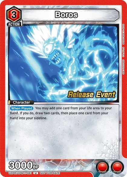 Boros (081), UE06BT: One Punch Man Release Event Cards UEPR/OPM-1-081