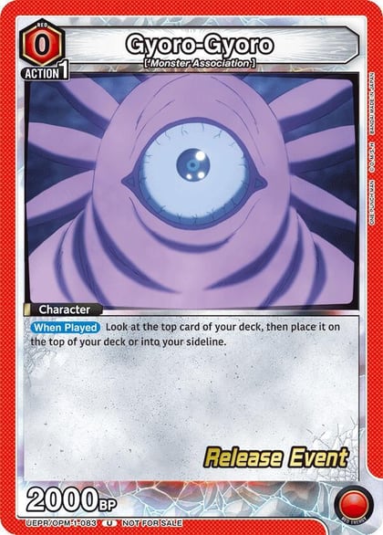 Gyoro-Gyoro, UE06BT: One Punch Man Release Event Cards UEPR/OPM-1-083
