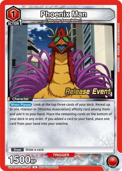 Phoenix Man, UE06BT: One Punch Man Release Event Cards UEPR/OPM-1-089