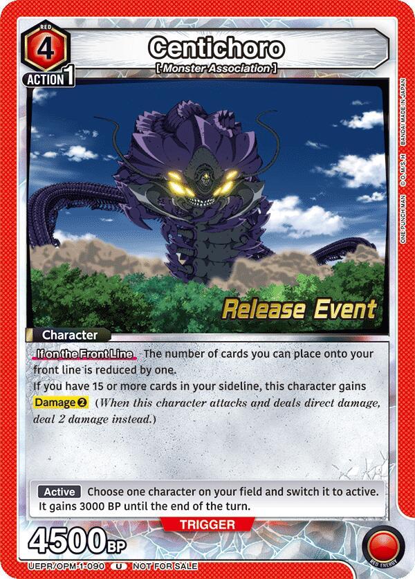 Centichoro, UE06BT: One Punch Man Release Event Cards UEPR/OPM-1-090