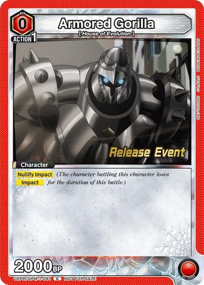 Armored Gorilla, UE06BT: One Punch Man Release Event Cards UEPR/OPM-1-091