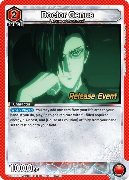 Doctor Genus, UE06BT: One Punch Man Release Event Cards UEPR/OPM-1-093