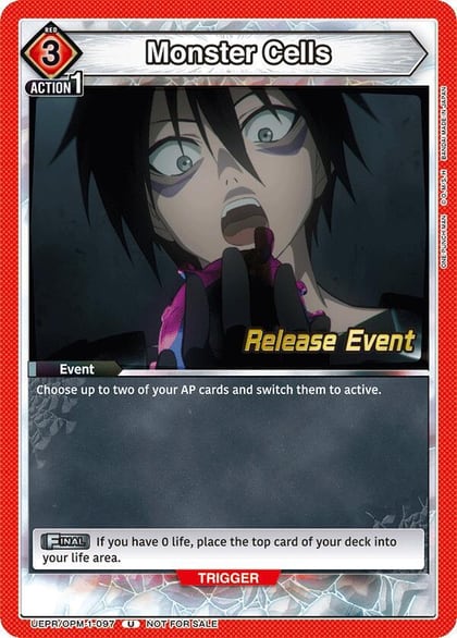 Monster Cells, UE06BT: One Punch Man Release Event Cards UEPR/OPM-1-097