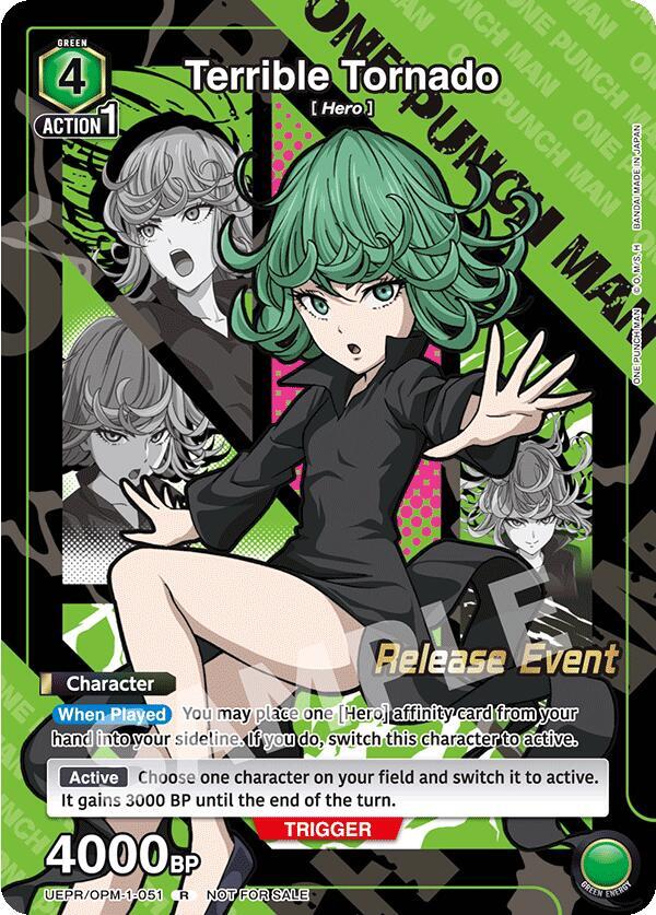 Terrible Tornado (Release Event Participation), UE06BT: One Punch Man Release Event Cards UEPR/OPM-1-051