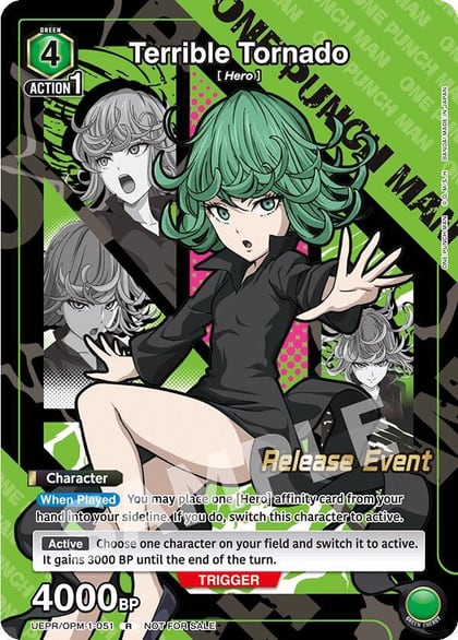 Terrible Tornado (Release Event Participation), UE06BT: One Punch Man Release Event Cards UEPR/OPM-1-051