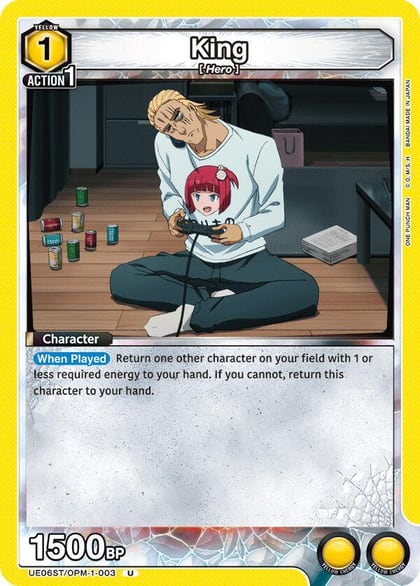 King, UE06ST: One Punch Man Starter Deck UE06ST/OPM-1-003