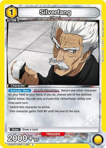 Silverfang (008), UE06ST: One Punch Man Starter Deck UE06ST/OPM-1-008